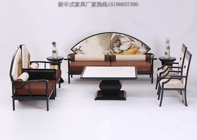 新中式沙發組合JYG-CQS-92
