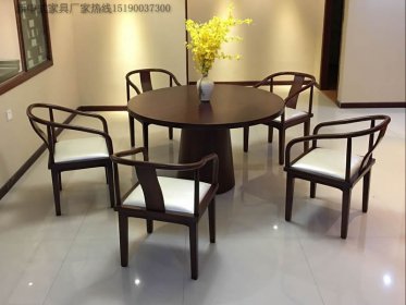 新中式餐桌椅組合JYG-CQS-273