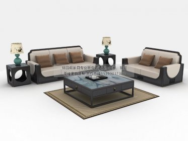 新中式沙發組合JYG-CQS-344