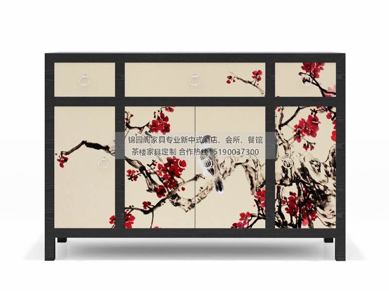 新中式玄關柜