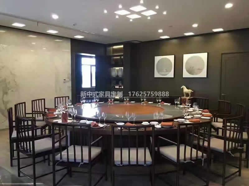 新中式餐桌椅JYG-CQS-848