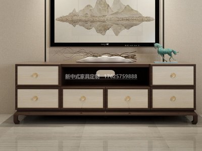 新中式電視柜JYG-CQS-858