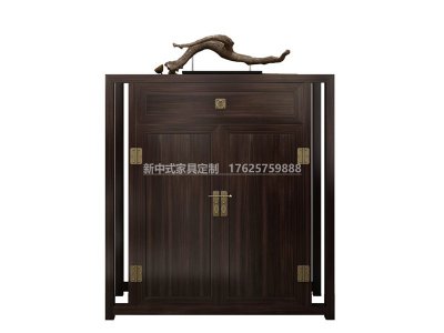 新中式餐邊柜JYG-CQS-875
