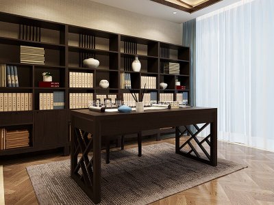 新中式書房家具JYG-CQS-915