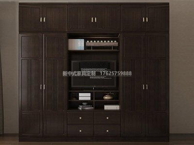 新中式衣柜JYG-CQS-982