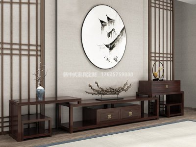新中式電視柜JYG-CQS-1080