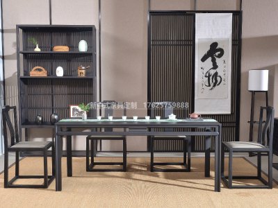 新中式茶桌椅組合JYG-CQS-1286