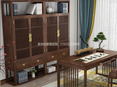 新中式書房家具JYG-CQS-1344