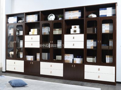 新中式書架JYG-CQS-1348