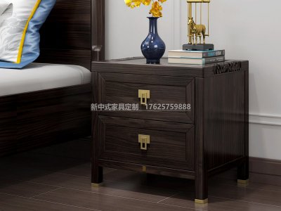 新中式床頭柜JYG-CQS-1368