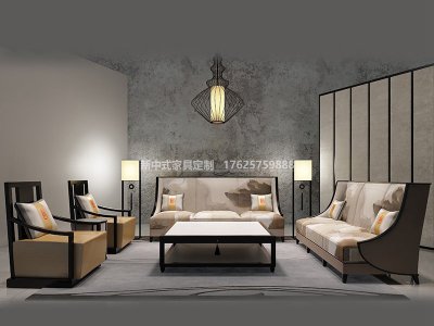 新中式沙發JYG-CQS-1475