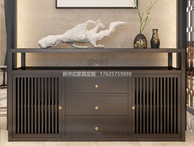 新中式餐邊柜JYG-CQS-1494