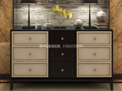 新中式餐邊柜JYG-CQS-1515