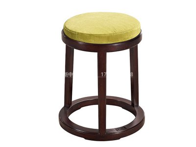 新中式圓凳JYG-CQS-1524