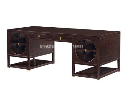 新中式書桌JYG-CQS-1539