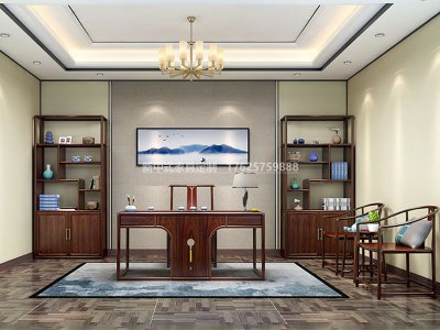 新中式書房家具JYG-CQS-1555