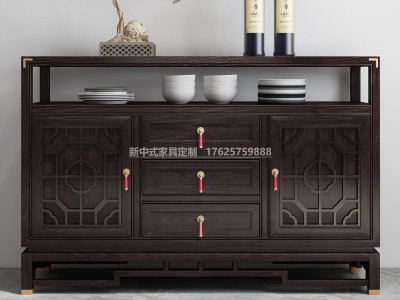 新中式餐邊柜JYG-CQS-1717