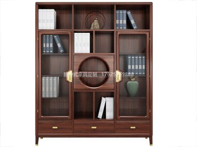 新中式書架JYG-CQS-1846