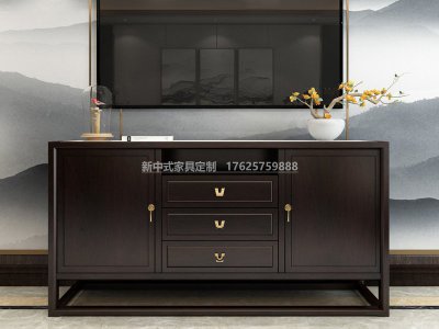 新中式電視柜JYG-CQS-1871