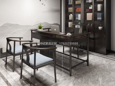 新中式書房家具JYG-CQS-1879