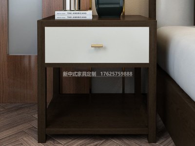 新中式床頭柜JYG-CQS-1895