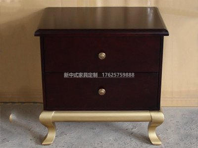 新中式床頭柜JYG-CQS-1904