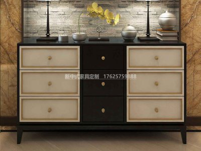 新中式餐邊柜JYG-CQS-1937