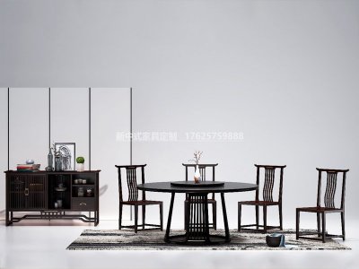 新中式餐廳家具JYG-CQS-1993