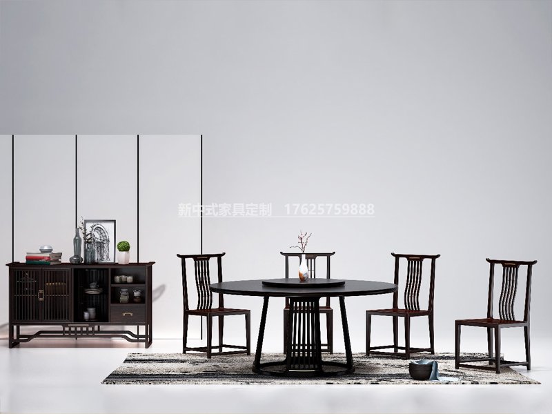 新中式餐廳家具