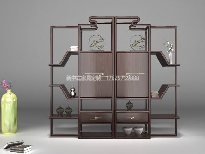 新中式書架JYG-CQS-2000
