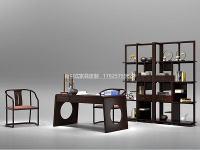 新中式書房家具JYG-CQS-2006