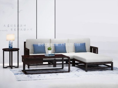 新中式沙發JYG-CQS-2008