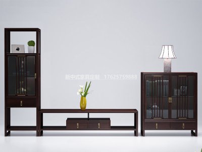 新中式電視柜JYG-CQS-2016
