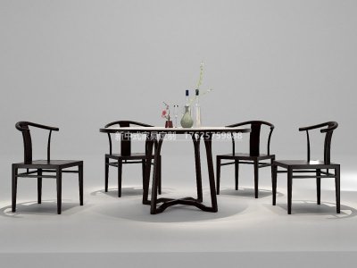 新中式餐桌椅組合JYG-CQS-2014
