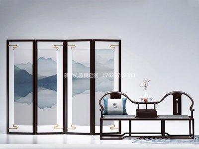 新中式客廳家具JYG-CQS-2022