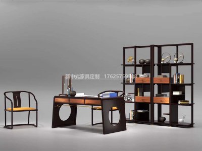 新中式書房家具JYG-CQS-2024